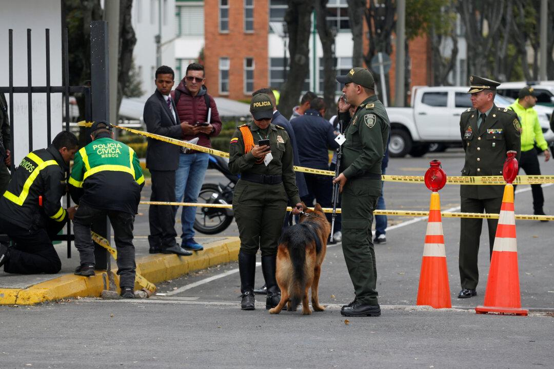 Car Bomb at Colombian Police Academy Kills Nine, Injures 24