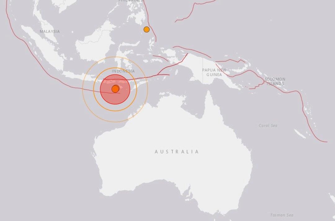 Five Earthquakes in Five Hours Hit Near Indonesia