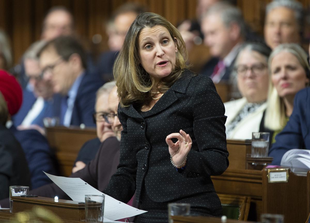 McCallum Fired Because He Didn’t Toe Government Line on China: Freeland