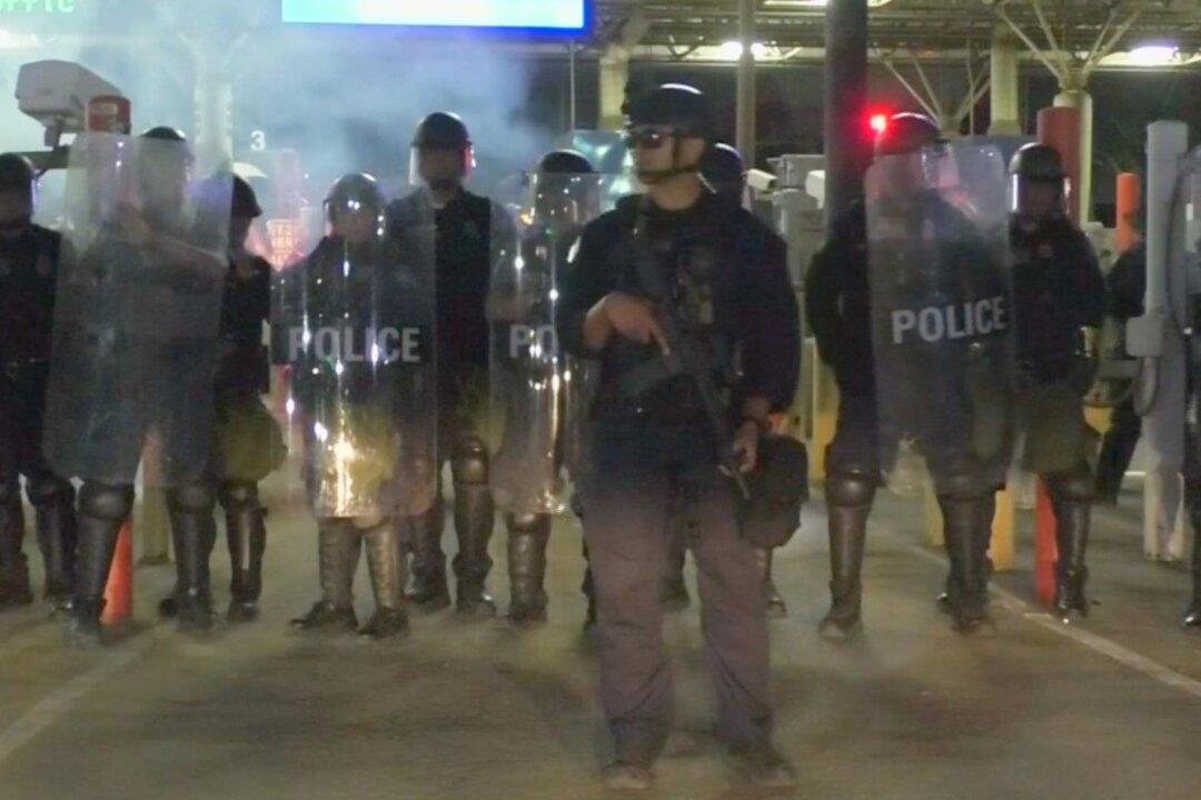 US Border Patrol Carry out Security Drills Near Mexican Border Crossing Points