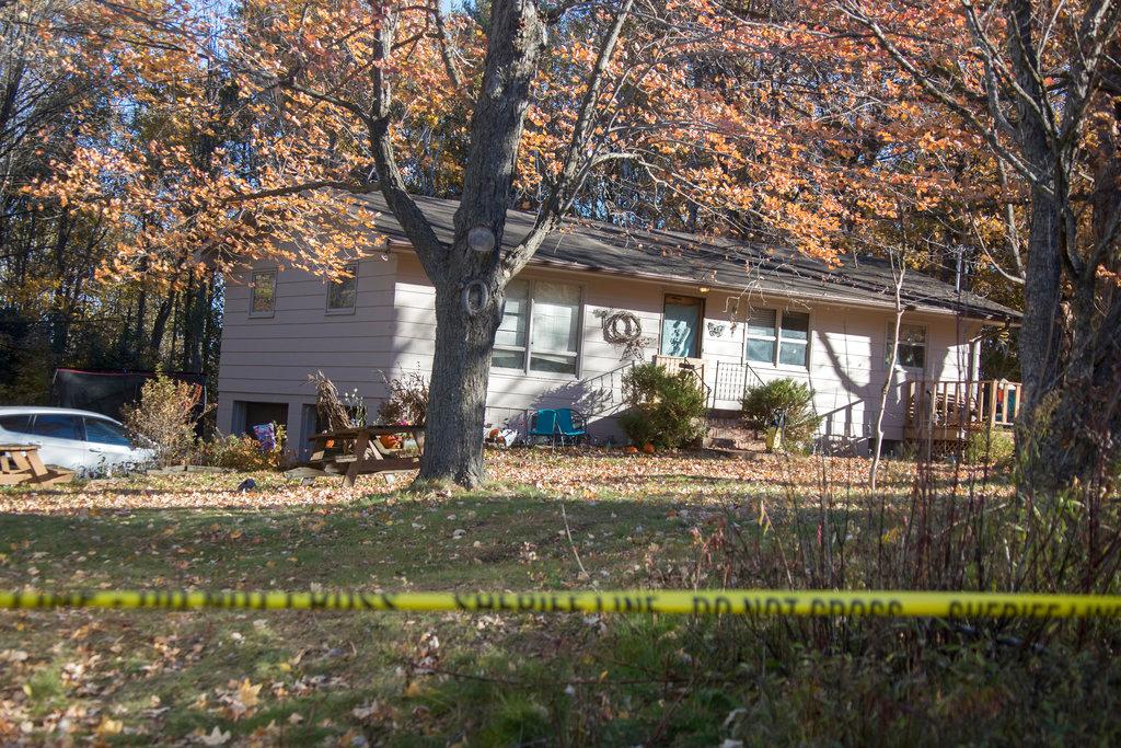 The home where 13-year-old Jayme Closs lived with her parents James and Denise in Barron, Wisconsin, on Oct. 17, 2018. (Jerry Holt/Star Tribune via AP)