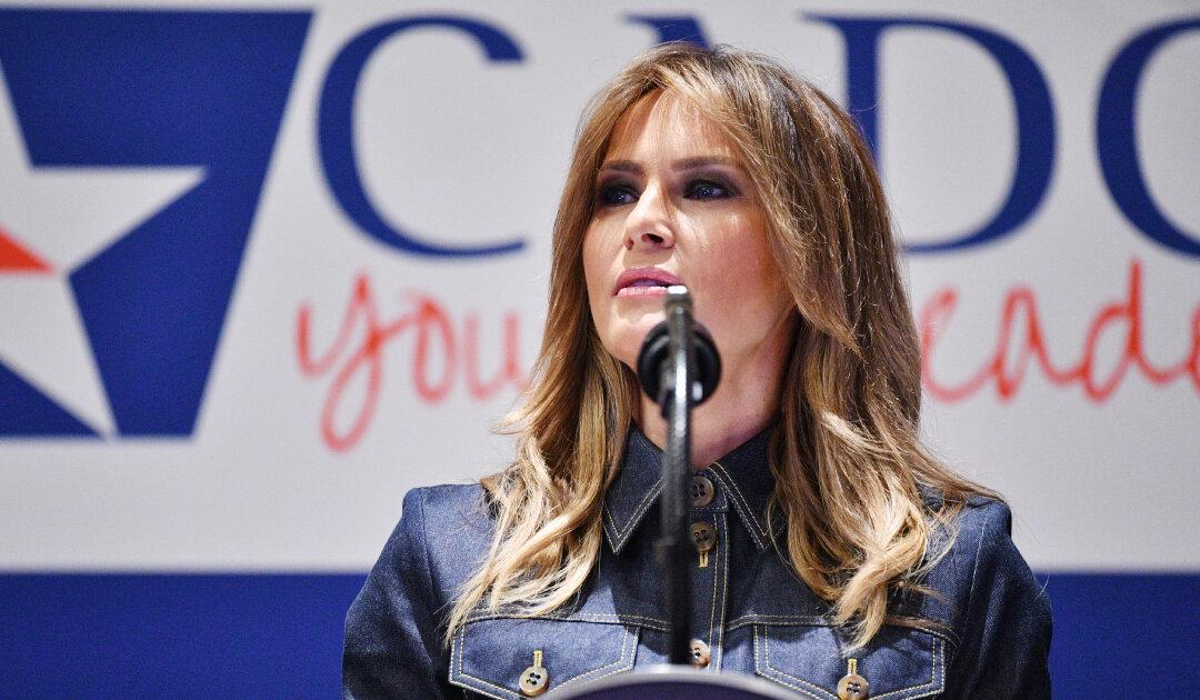Melania Trump Says She’s ‘Deeply Concerned’ About E-Cigarette Use