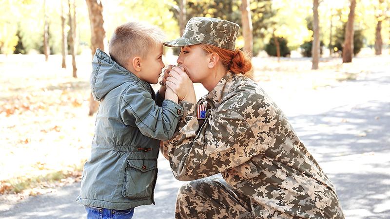 5th-Grader’s Jaw Hits the Floor When School Mascot Is Actually His Military Mom in Disguise