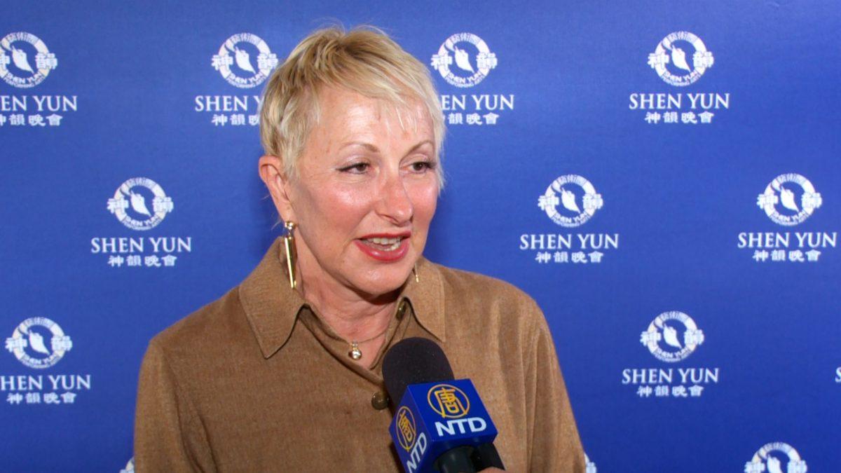 Miriam Orwin, a lawyer who established the Centre of Creative Healing in Melbourne, attended Shen Yun Performing Arts at Regent Theatre in Melbourne, Australia on Feb. 13, 2019. (NTD Television)