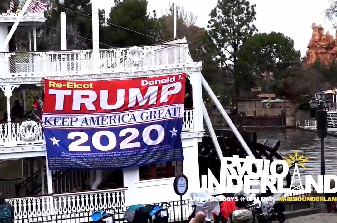 Trump Supporter Banned From Disneyland for Unfurling ‘Keep America Great’ Banner