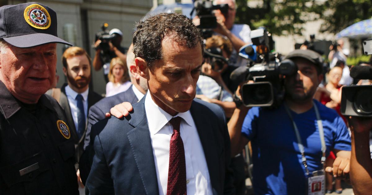 Former Rep. Anthony Weiner Files to Run for New York City Council