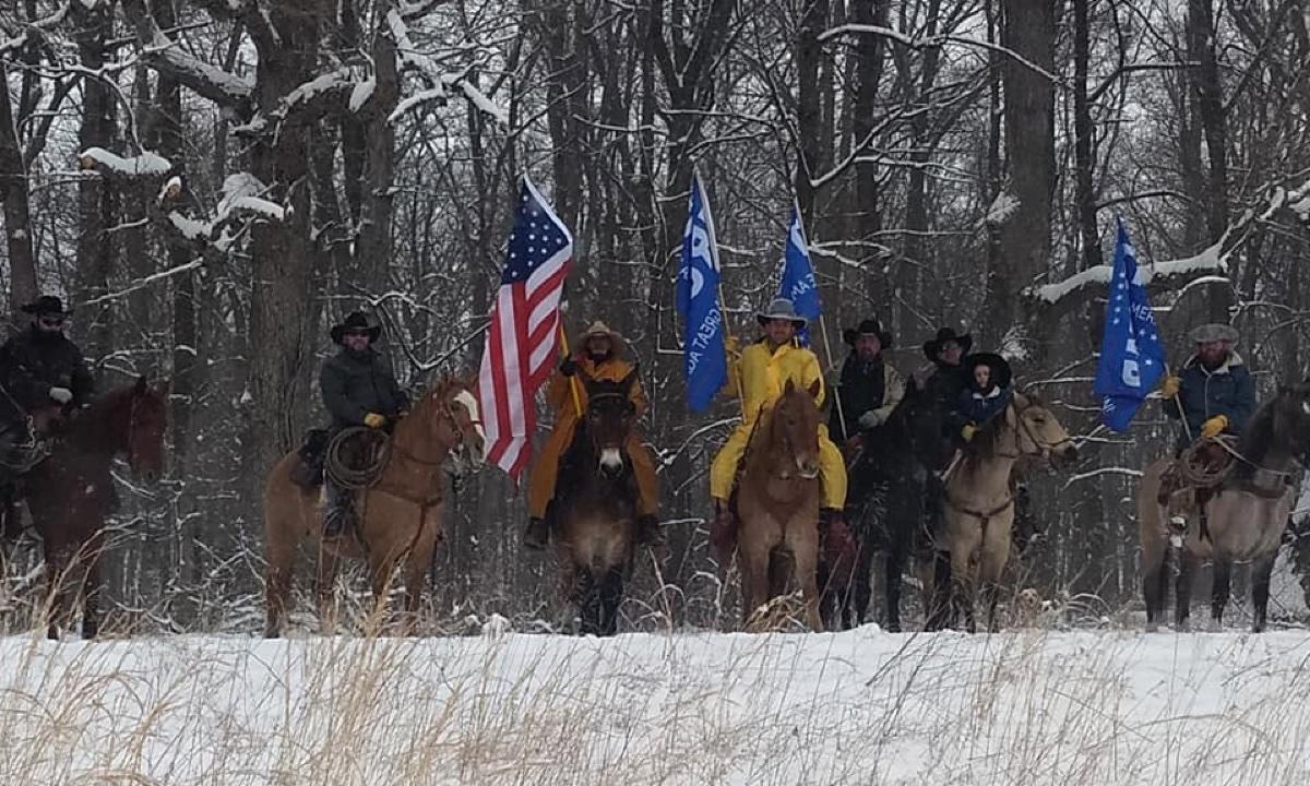 ‘Cowboys for Trump’ Ride to Washington to Support the President and Border Security