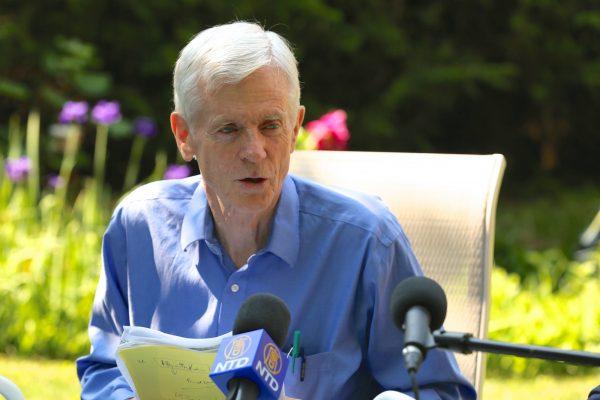 Former Canadian cabinet minister and MP David Kilgour in a file photo. (Jonathan Ren/Epoch Times)