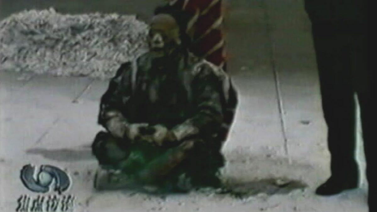 A screenshot of a CCTV report on the staged "self immolations" of Falun Gong practitioners on Tiananmen Square on Jan. 23, 2001. (Screenshot/CCTV)