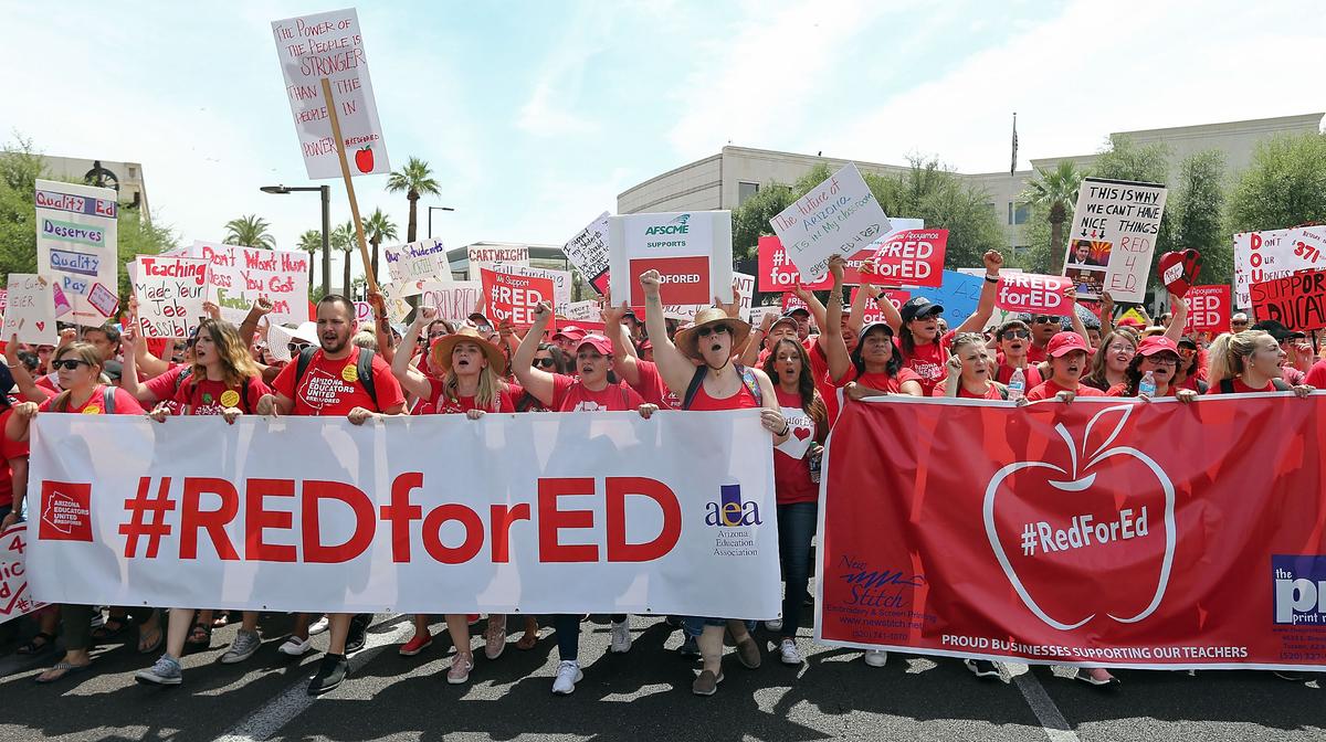 Socialist-led #RedForEd Movement Aims to Reinvigorate Labor, Defeat Trump