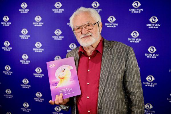 Auckland University Professor Dr. Stoyko Fakirov saw Shen Yun Performing Arts at Auckland’s Aotea Centre, ASB Theatre on March 2, 2019. (NTD Television)