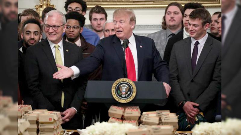 Trump Honors Bison Football Team During Official White House Visit: ‘You Gave It Your All’