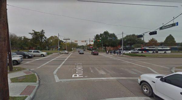 A Google Street View image shows Bellaire Boulevard and Rookin Street, where the stabbing took place (Google Street View)