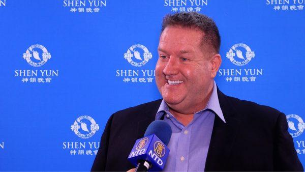 Scott Pritchard, a real-estate investor and owner of Pritchard Enterprises LLC, attended Shen Yun in Las Vegas on March 7, 2019. (NTD Television)