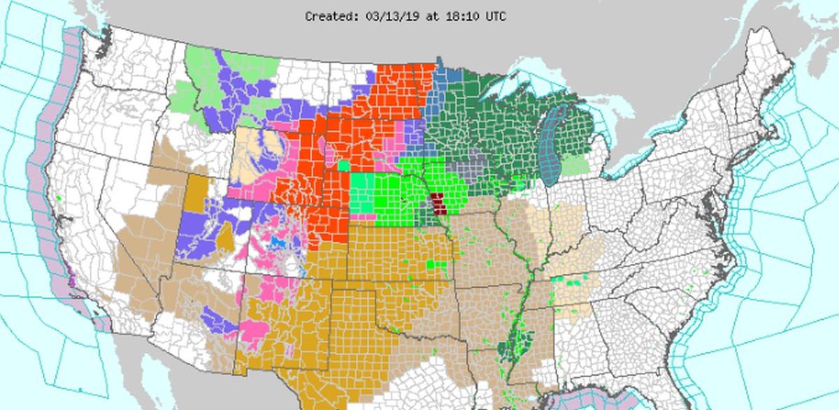 Winter Storm Brings Heavy Snow and High Winds Across Central US