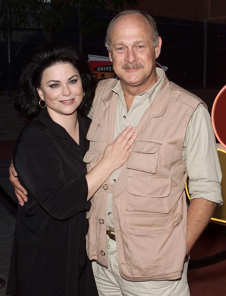 Burke and McRaney at NBC's Television Critics Association party in LA, back in 2000 (©Getty Images | <a href="https://www.gettyimages.com/detail/news-photo/delta-burke-and-husband-gerald-mcrainey-at-nbcs-party-held-news-photo/2245488">Kevin Winter</a>)
