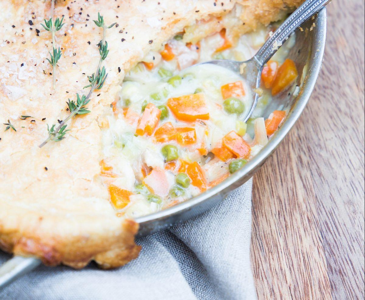 One-Skillet Chicken Pot Pie for the Final Days of Comfort Food Season