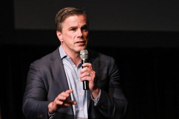 President of Judicial Watch Tom Fitton speaks at the High School Leadership Summit, a Turning Point USA event, at George Washington University in Washington on July 26, 2018. (Charlotte Cuthbertson/The Epoch Times)