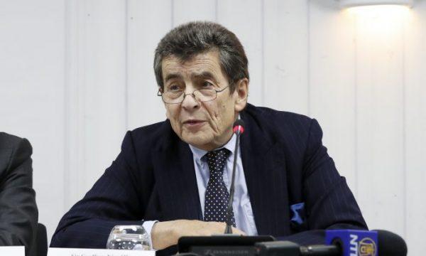 Sir Geoffrey Nice QC, chair of the China Tribunal into forced organ harvesting on the first day of public hearings in London on Dec. 8, 2018. (Justin Palmer)