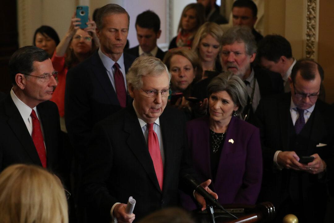 Mitch McConnell Criticizes Democrats for Not Standing Up to the ‘Far Left’