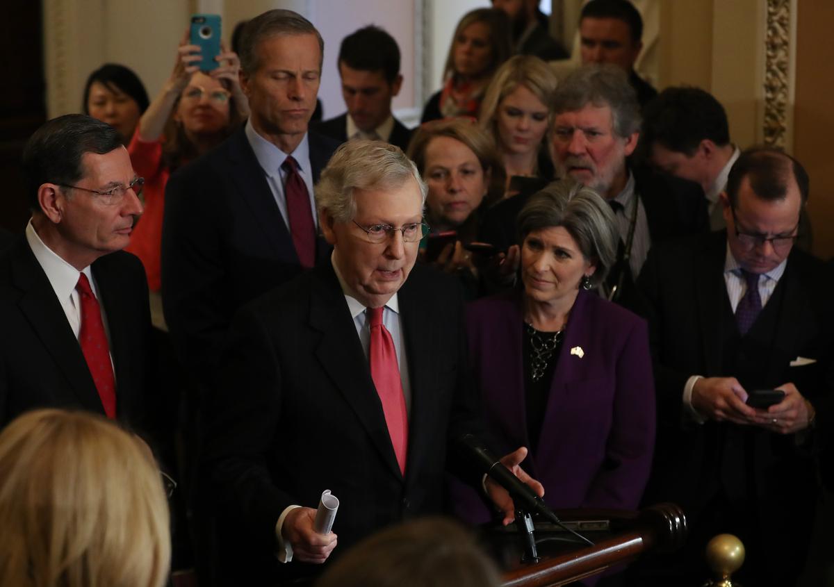 Mitch McConnell Criticizes Democrats for Not Standing Up to the ‘Far Left’