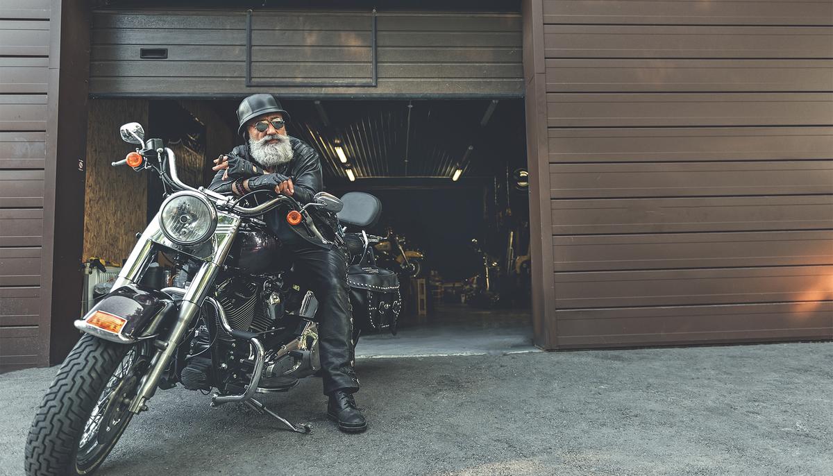 Biker Grandpa Would Do Anything for Granddaughter–Even If It Means Dancing With Pompoms