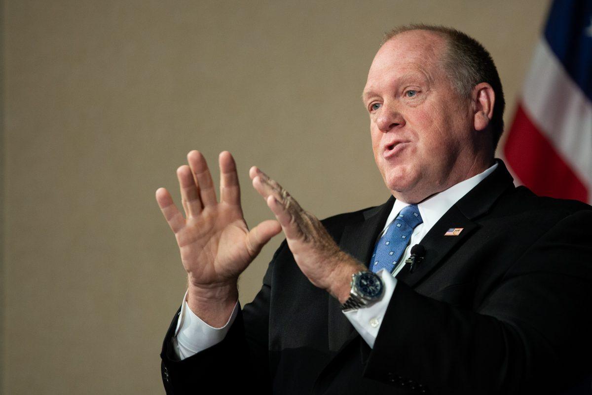 Former ICE Chief Tom Homan Criticizes Congress, Media for ‘Unprecedented Attack’ on Border Agents