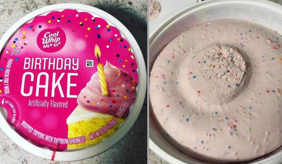 Birthday Cake Flavored Cool Whip Rumored to Hit Supermarket Shelves Soon