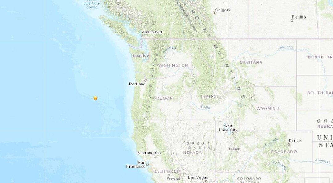 USGS: 4.7 Magnitude Earthquake Hits West of Oregon Coast