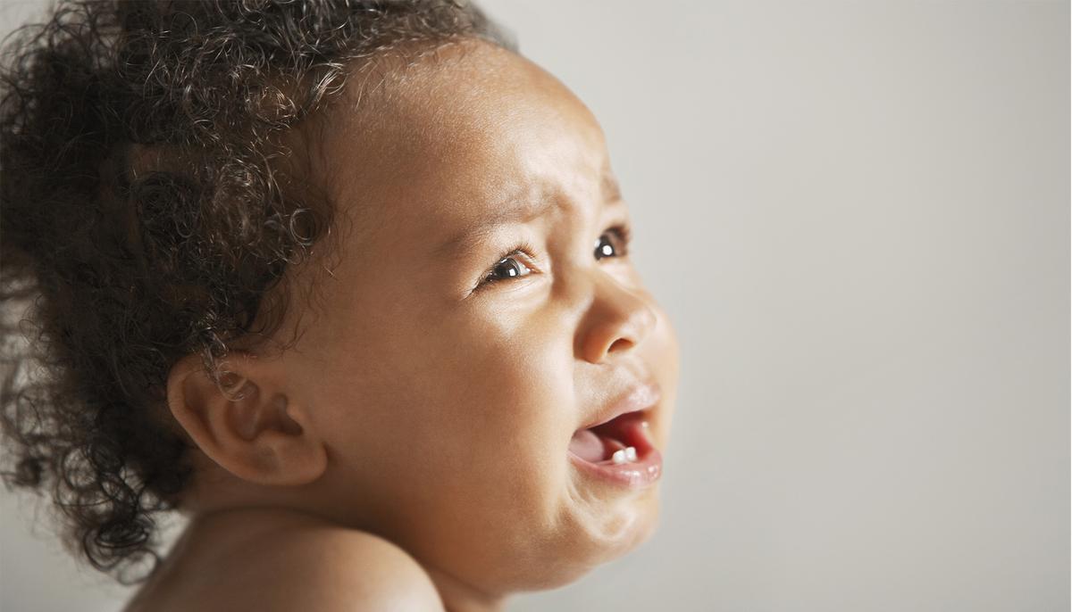 Double Take: Adorable Baby Bursts Into Tears After Realizing Dad Has Shaved His Head