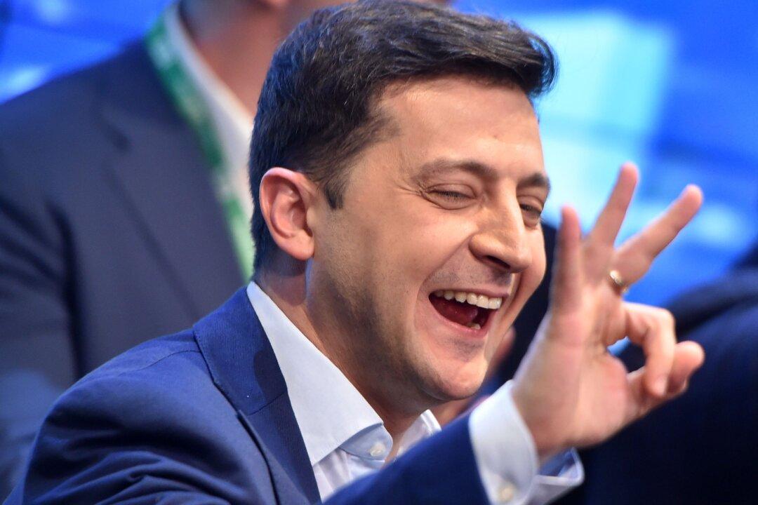 Real Life as President Starts for Comedian Zelensky Who Played One on TV
