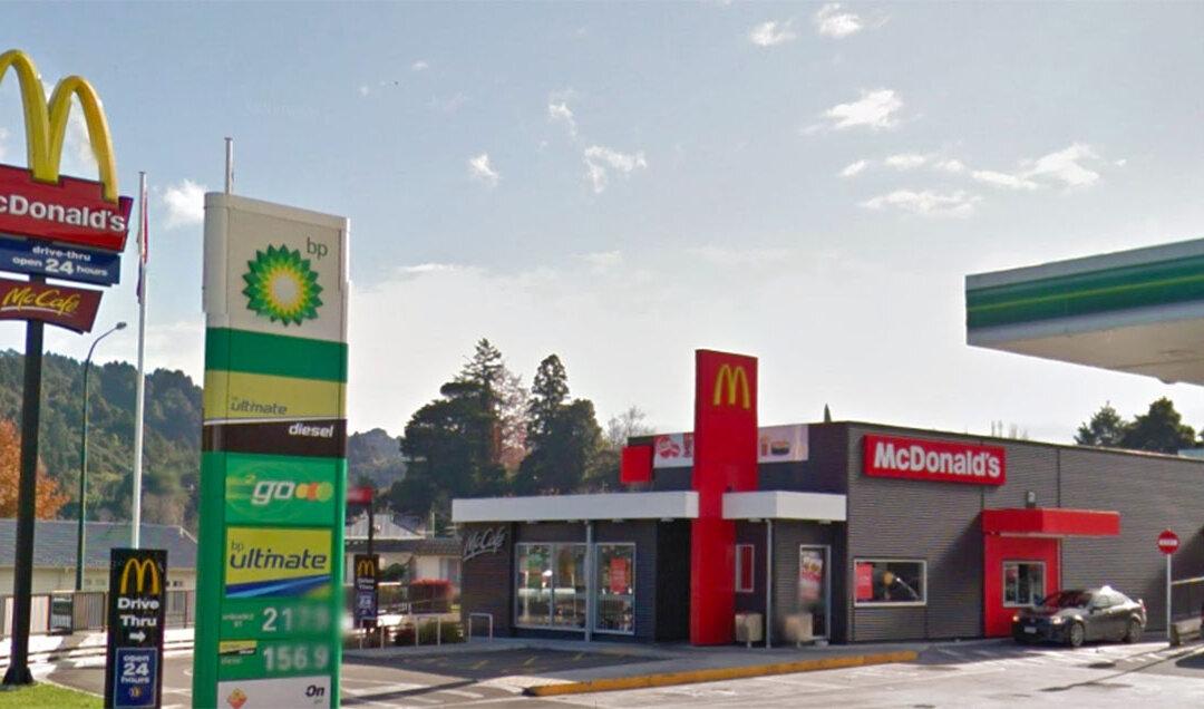 Hunter Makes a Pit Stop at McDonald’s Still Carrying His Kill