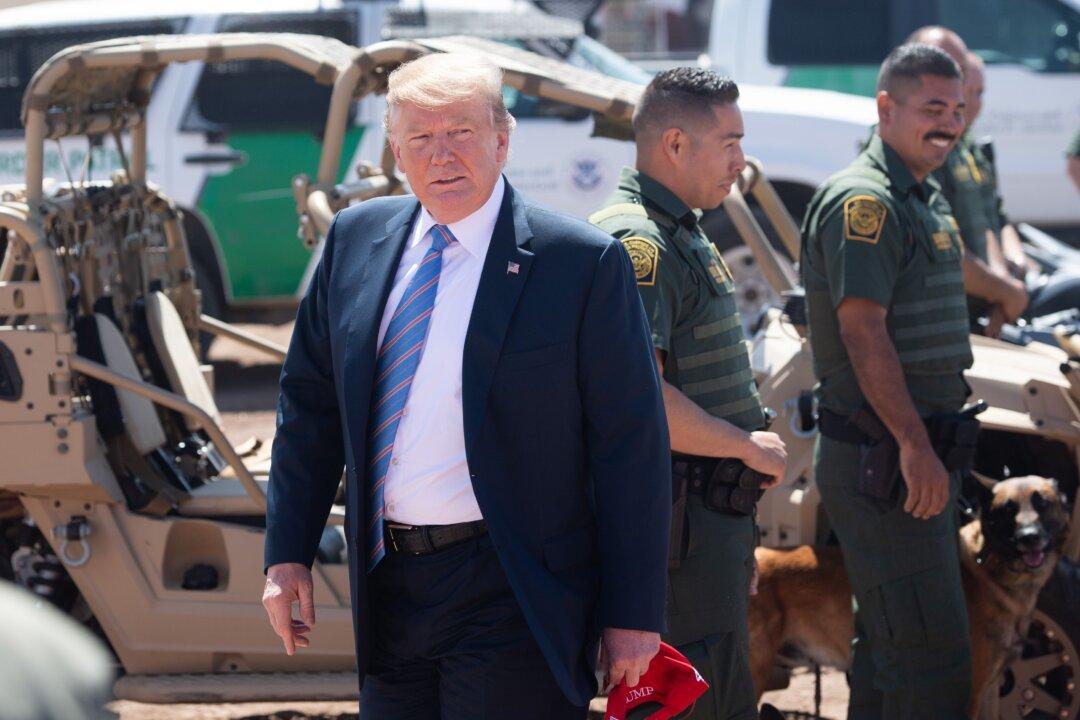 Trump: Reports Saying Border Wall Fell Over Are Misleading
