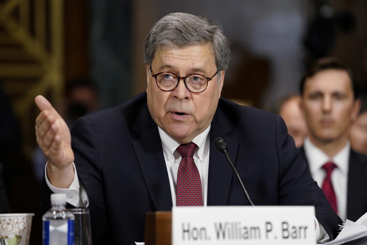 William Barr Made A Major Disclosure In His Senate Hearing That Hardly Anyone Noticed