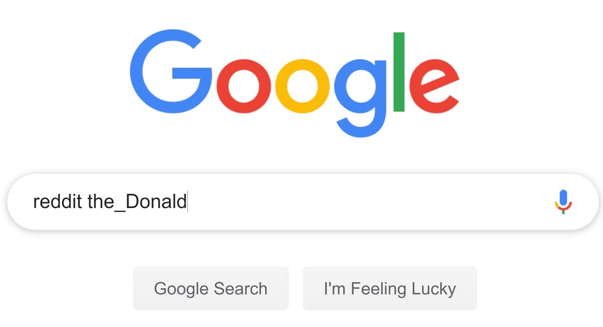Google Doubles Down, Making Trump Reddit Fan Club Even Harder to Find