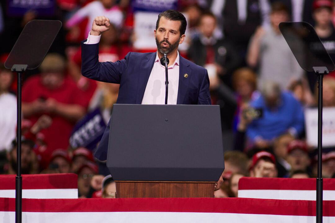 Trump Jr. Takes to Twitter to Criticize Social Media Censorship
