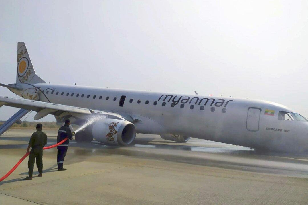 Myanmar Pilot Safely Lands Plane on Its Nose After Landing Gear Failure