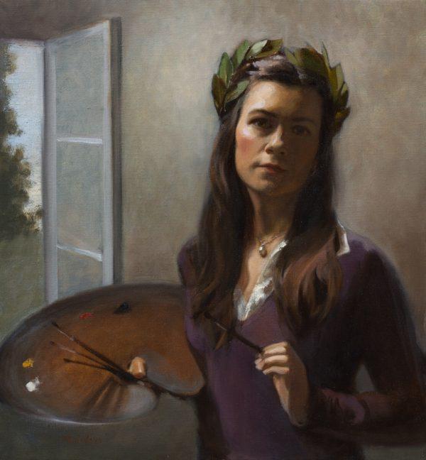 Self-portrait, 2013, by Tatyana Kulida; 26 inches by 30 inches. (Steffen Schubert)