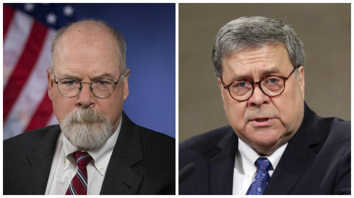 Barr Reveals He Appointed Durham as Special Counsel