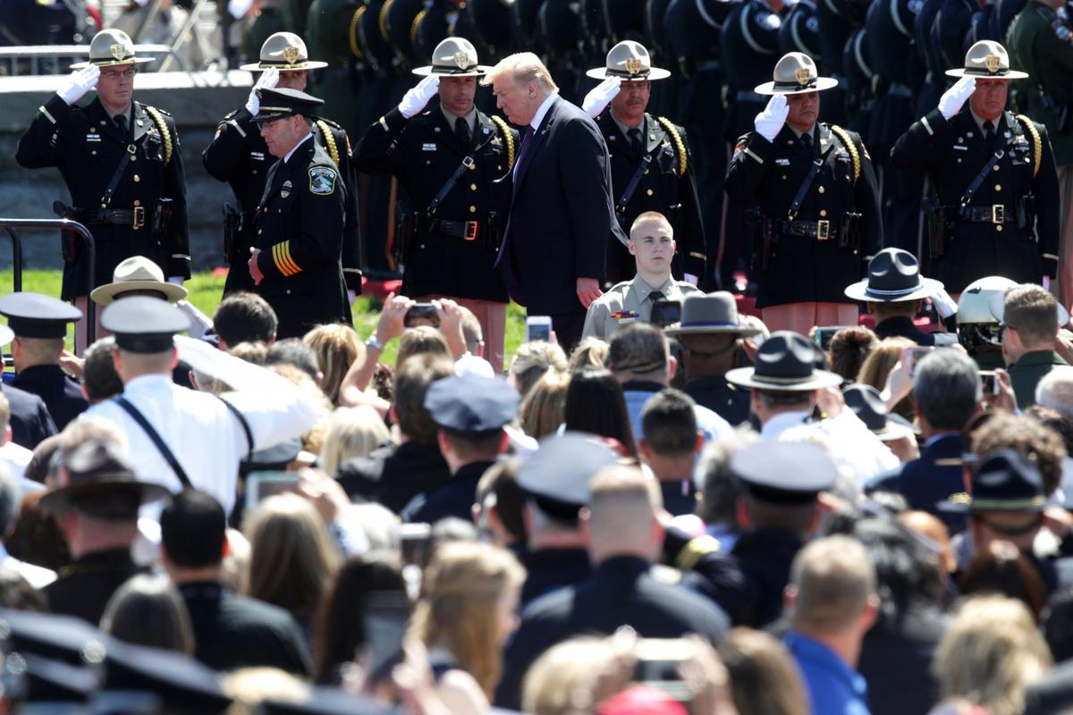 Trump Says People Convicted of Killing Police Officers Should Get the Death Penalty