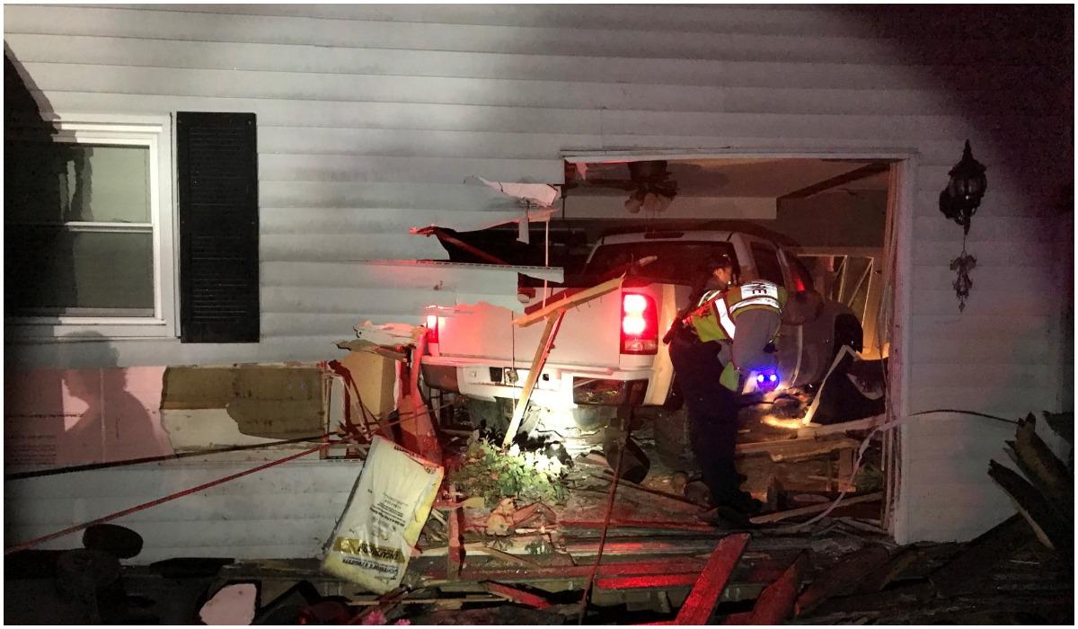 Police: Driver Flees Accident, Leaving 71-Year-Old Trapped Under Pickup in Her Bedroom