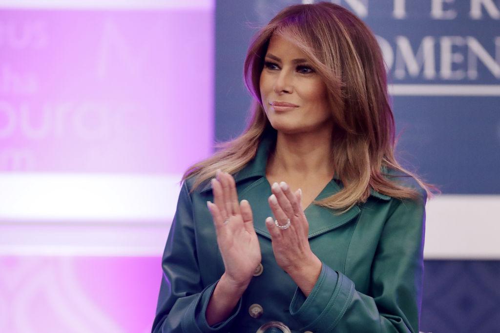 First Lady Melania Trump Wishes Everyone Success as Children Head Back to School
