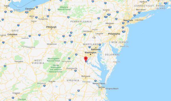 Stafford County, Virginia. (Screenshot/Googlemaps)