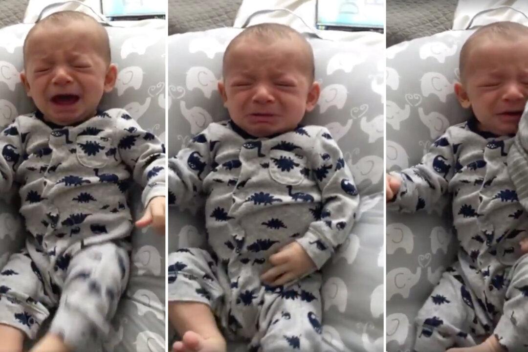 Stunning Video Shows What Happens When Dad Gives Wife’s Dirty Shirt to Crying Baby