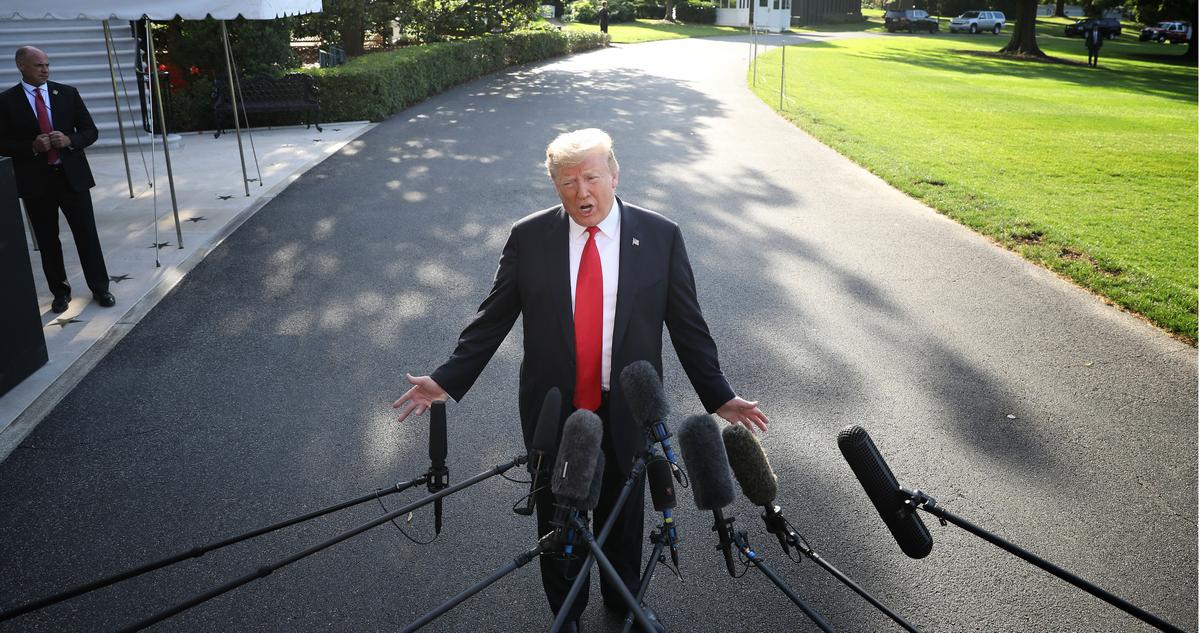 Trump Says He Wasn’t Involved in Reported Request to Move USS John McCain