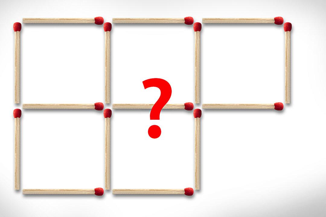 Can You Remove 5 Sticks to Get 2 Squares?–Not Everyone Can Do It In 10 Seconds, Can You?