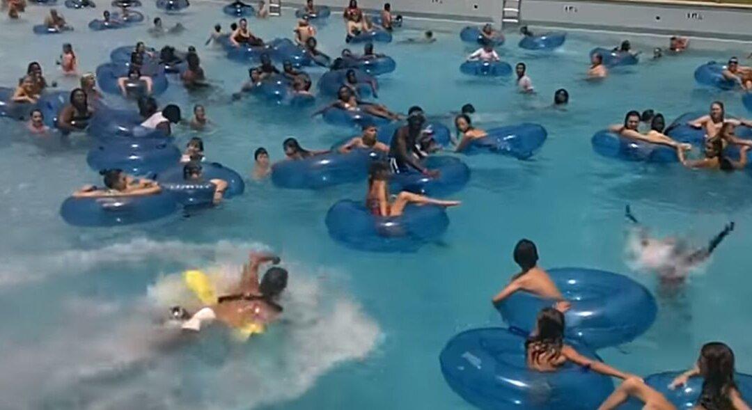 Lifeguard Rescues Child in Swimming Pool, and It’s Difficult to Spot