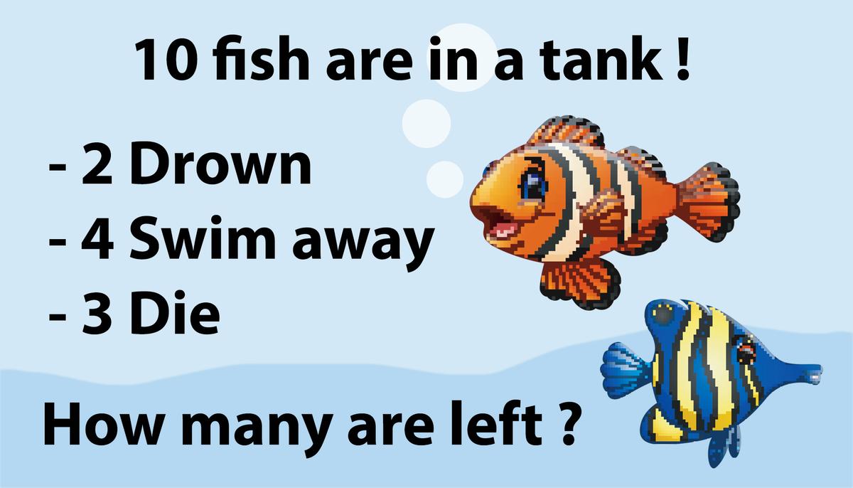 Fish Math Riddle Is Driving People Crazy: Can You Solve It in Under 60 Seconds?