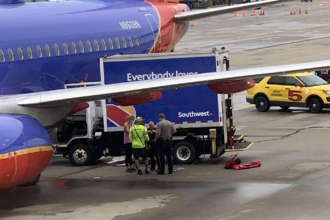 Southwest Airlines Plane Hit by Truck at Airport