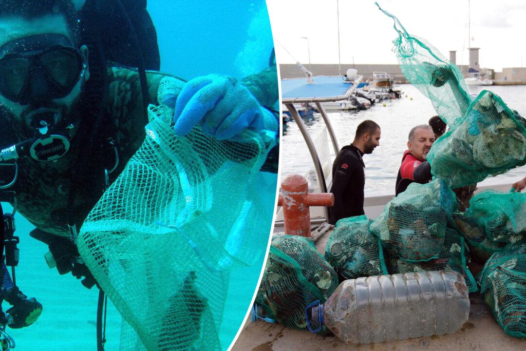 Team of 633 Scuba Divers Collect 3,200 lbs of Underwater Garbage–Setting New World Record